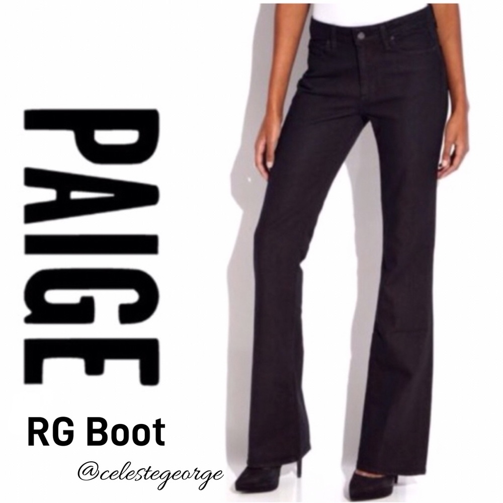Paige | RG Boot Cut Dark Blue Denim Jeans